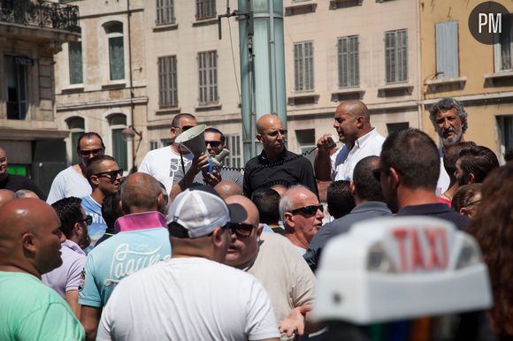 Grève des taxis marseillais, le 9 juin 2015.