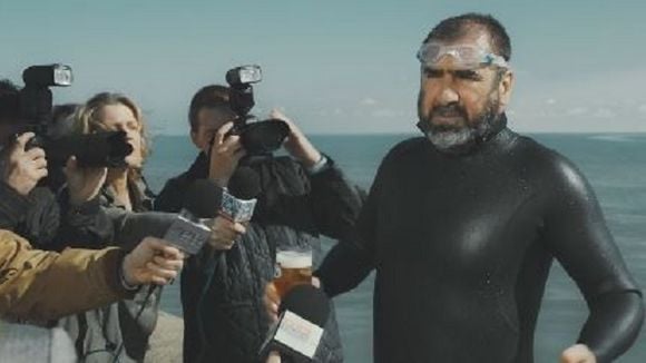 Pub : Eric Cantona traverse la Manche pour Kronenbourg