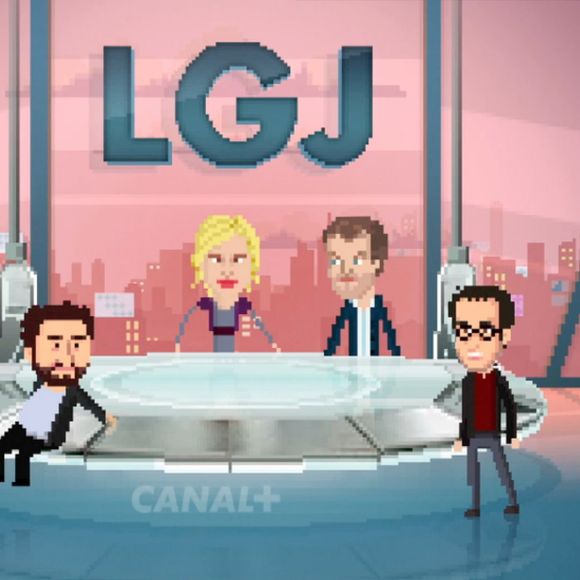 La nouvelle équipe du "Grand Journal" avec Maïten Biraben en pixels dans le clip de Canal+ pour la rentrée 2015