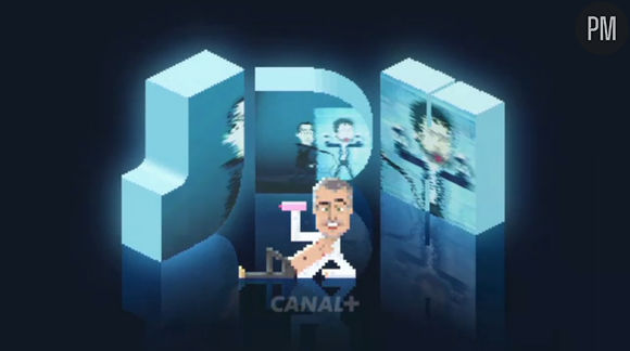 Sébastien Thoen en pixels dans le clip de Canal+ pour la rentrée 2015