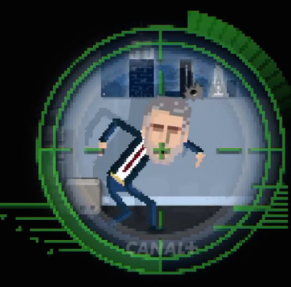 Antoine de Caunes en pixels dans le clip de Canal+ pour la rentrée 2015