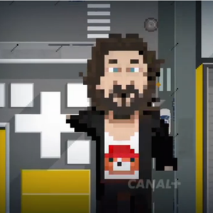 Frédéric Beigbeder dans le clip de Canal+ pour la rentrée 2015