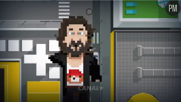 Frédéric Beigbeder dans le clip de Canal+ pour la rentrée 2015