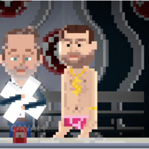 Yann Barthès, Eric et Quentin en pixels dans le clip de Canal+ pour la rentrée 2015