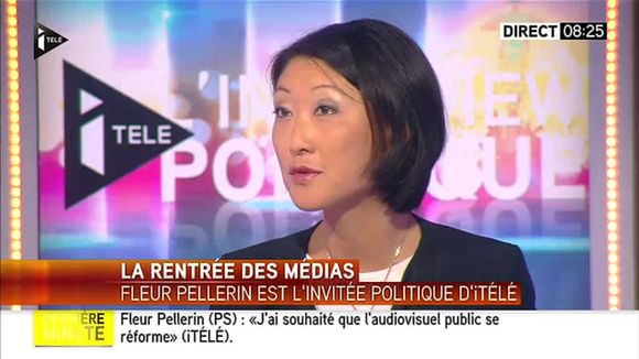 Nouvelle chaîne d'info publique : "la décision n'a pas encore été prise" pour Fleur Pellerin