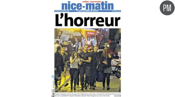 La Une de Nice Matin