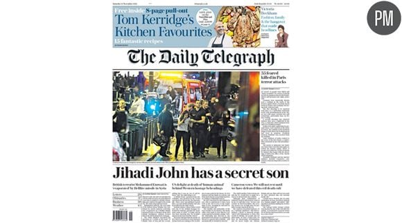 La Une du Daily Telegraph