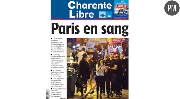 La Une de Charente Libre