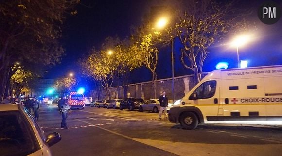 Lieu d'une des attaques à Paris hier soir