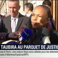 Attentats : Christiane Taubira appelle au "respect de la dignité des personnes décédées"