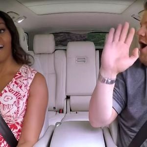 James Corden et Michelle Obama dans "Carpool Karaoke"