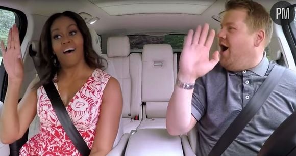 James Corden et Michelle Obama dans "Carpool Karaoke"