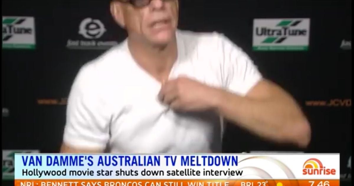 Jean-Claude Van Damme craque en pleine interview - Puremédias