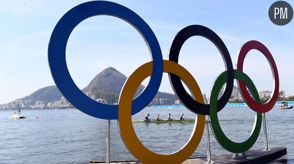 Anneaux olympiques à Rio de Janeiro