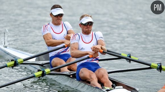 Pierre Houin et Jérémie Azou médaillés d'or en deux de couple poids légers