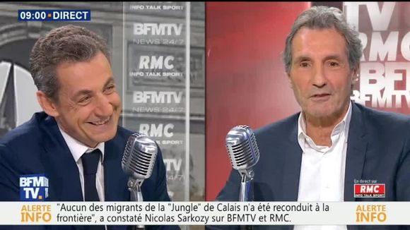 Jean-Jacques Bourdin à Nicolas Sarkozy : "Vous voyez bien qu'il fallait venir"