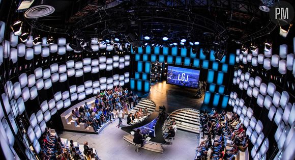 Le plateau du "Grand Journal" de Canal+