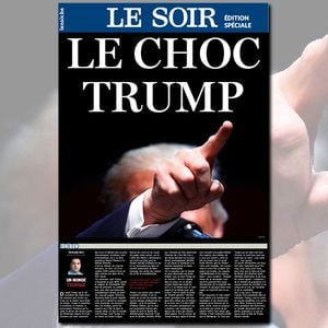 Donald Trump à la Une