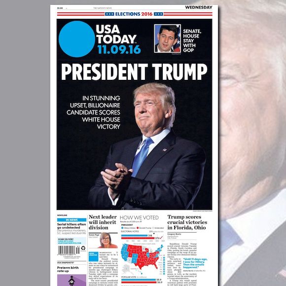 Donald Trump à la Une