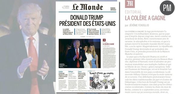 Donald Trump à la Une