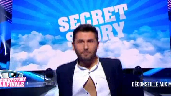 Christophe Beaugrand chute sur le plateau de "Secret Story"