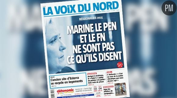 "La Voix du Nord", le 1er décembre 2015.