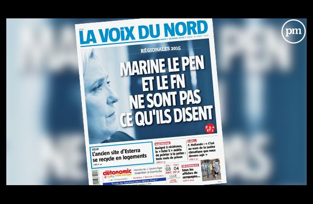 "La Voix du Nord", le 1er décembre 2015.
