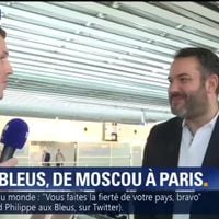 À l'aéroport, Bruce Toussaint fait ses premiers pas sur BFMTV