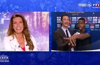 Anne-Claire Coudray revient sur l'échange confus avec Paul Pogba.