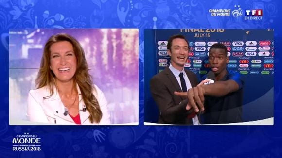 Anne-Claire Coudray revient sur le tacle par erreur de Paul Pogba