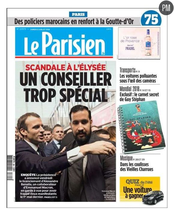 L'affaire Benalla a éclaté au coeur de l'été 2018