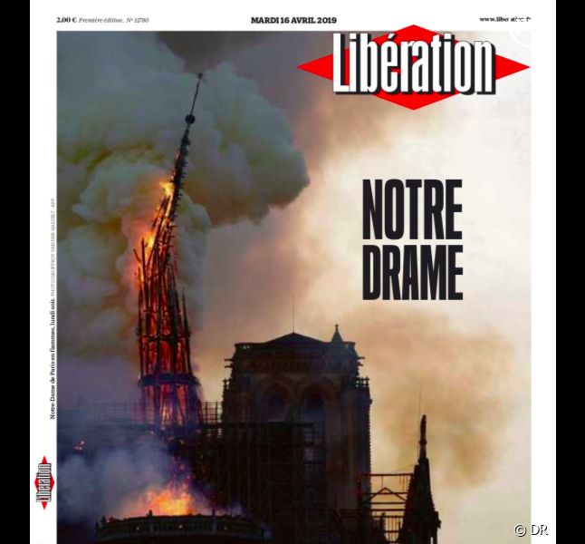 "Notre Drame" en Une de "Libération"