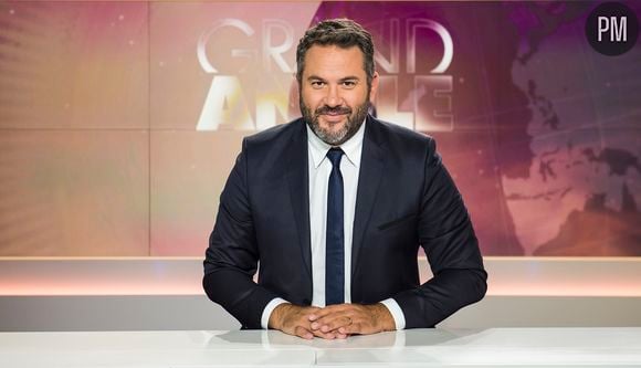 Bruce Toussaint aux commandes de "Grand Angle" sur BFMTV