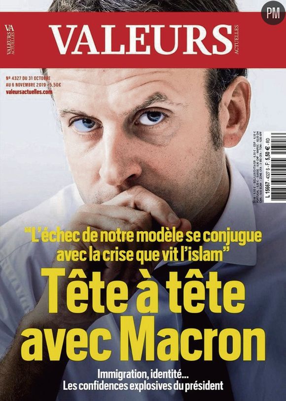 Emmanuel Macron dans "Valeurs Actuelles"