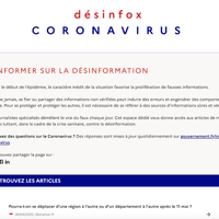 "Désinfox Coronavirus" : Le gouvernement sélectionne des médias pour lutter contre les fausses informations