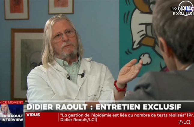 Le professeur Didier Raoult recadre David Pujadas