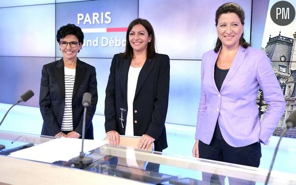 Les trois candidates à la mairie de Paris