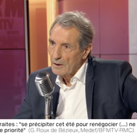 Plan social chez NextRadioTV : Jean-Jacques Bourdin tacle son patron Patrick Drahi sur sa fortune