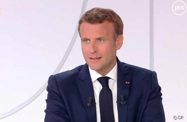 Emmanuel Macron lors de l'interview du 14 juillet