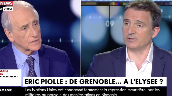 CNews : Le maire de Grenoble tacle en direct Vincent Bolloré, Jean-Pierre Elkabbach le défend