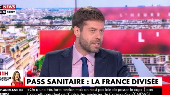 CNews : Accrochage entre Julien Pasquet et Laurence Saillet sur le passe sanitaire en terrasse