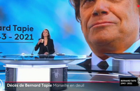 Leïla Kaddour présente le "13 Heures" le 3 octobre 2021.