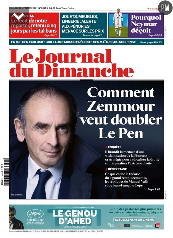 "Le journal du dimanche" du 19 septembre 2021