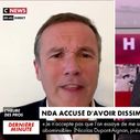 "C'est honteux !" : Agacé, Nicolas Dupont-Aignan fait retirer en direct un bandeau de CNews