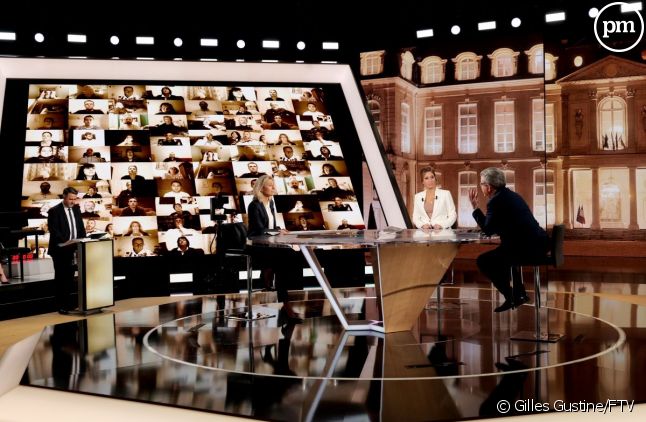 Jean-Luc Mélenchon invité de "Élysée 2022 : Face à France Télévisions" le 10 février 2022.