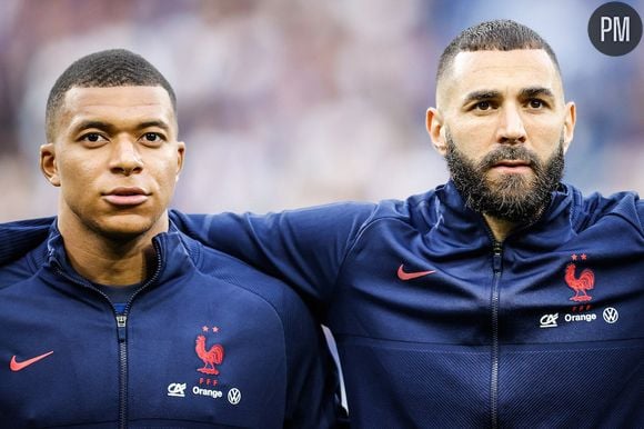 Kylian Mbappé et Karim Benzema