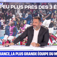 "Ca ne m'a pas fait rire" : Bruce Toussaint agacé par une blague d'Alexandre Benalla sur les Bleus