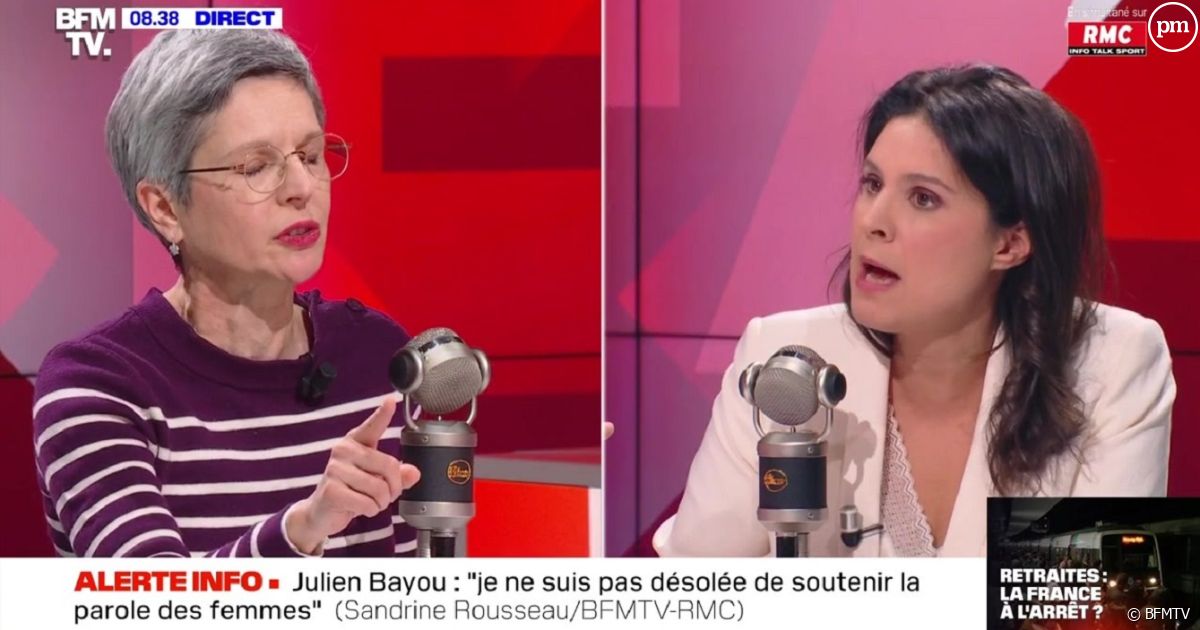 "Vous pouvez crier, ça ne m'intéresse pas !" : Tensions entre Sandrine Rousseau et Apolline de Malherbe sur BFMTV