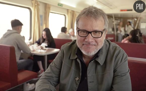 Philippe Gougler dans "Des trains pas comme les autres" sur France 5.