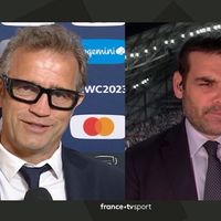 "On est très heureux de savoir que tu es avec nous" : Fabien Galthié rend un hommage poignant à Matthieu Lartot sur France 2